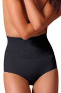 Miniatyrbillede 2 af 4: Control Body 311572 Shaping Brief With Screen Print Lace Nero