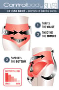 Pikkukuva 6 / 6: Control Body 311370 High Waist Shaping Brief Skin
