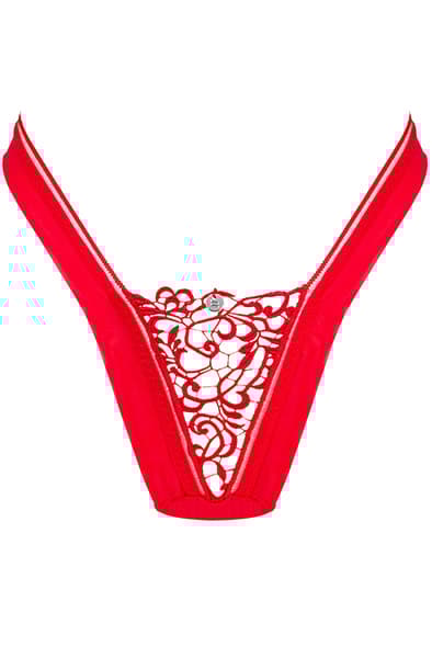Obsessive Larisya Thong Red Pitsi pikkuhousut