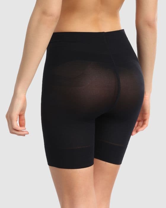 Långt boxertrosa - DIM - ACTION MINCEUR - Mikrofiber - Apelsinhudseffekt - Formar silhuetten