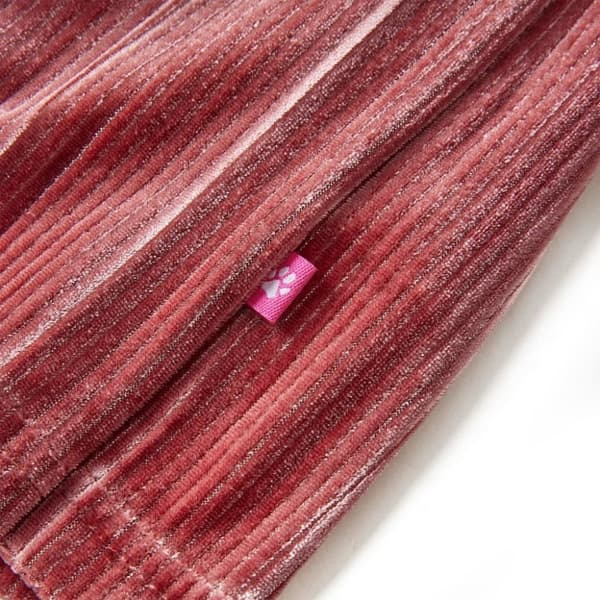 vidaXL Plissert skjørt for barn medium rosa 92
