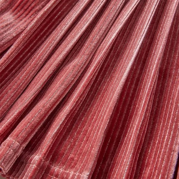 vidaXL Plissert skjørt for barn medium rosa 92