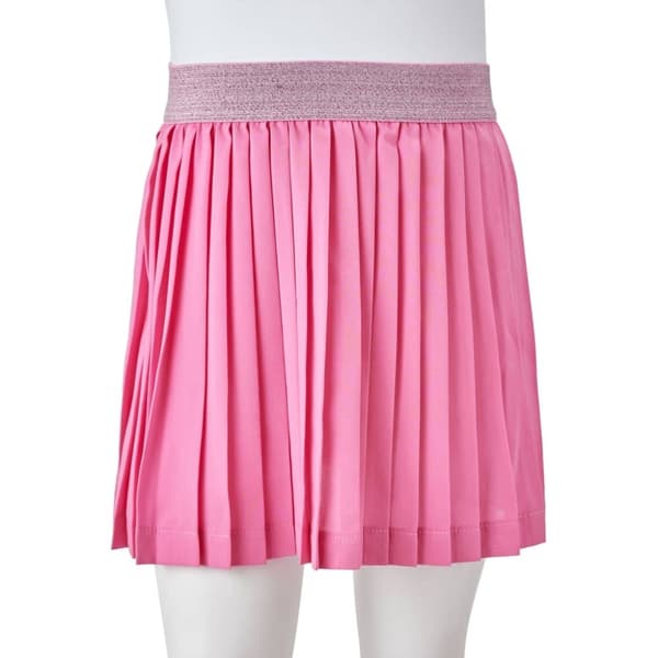 vidaXL Plisserad kjol för barn rosa 140