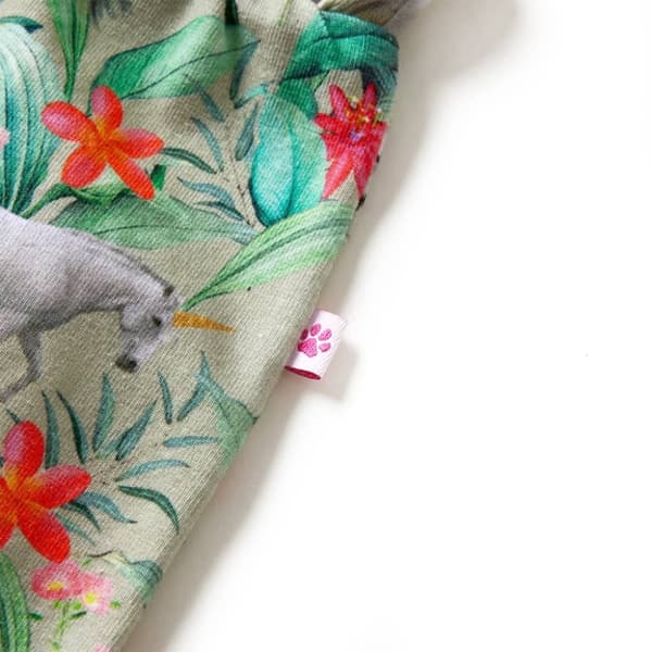 vidaXL Barneshorts med snor lysekaki 92