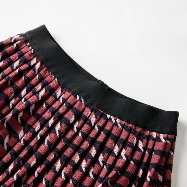 vidaXL Plisserad kjol för barn glitter marin 92