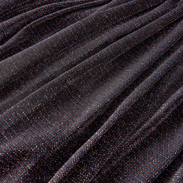 vidaXL Plisserad kjol för barn glitter marin 92