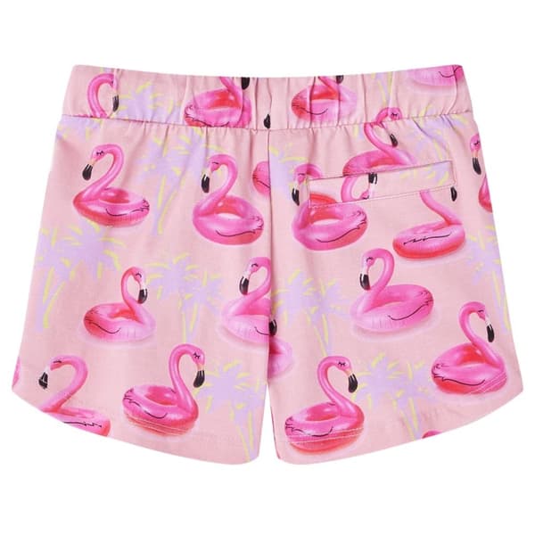 vidaXL Barneshorts med snor lyserosa 104
