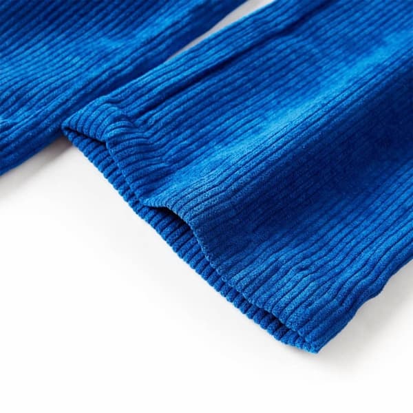 vidaXL Lasten vakosamettihousut koboltinsininen 92