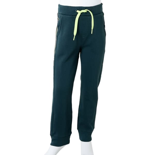 vidaXL Joggebukser for barn med snor mosegrønn 92