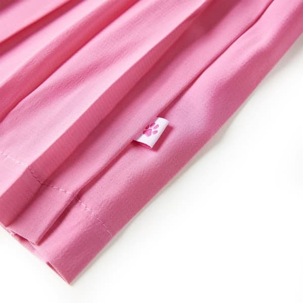 vidaXL Plisserad kjol för barn rosa 92