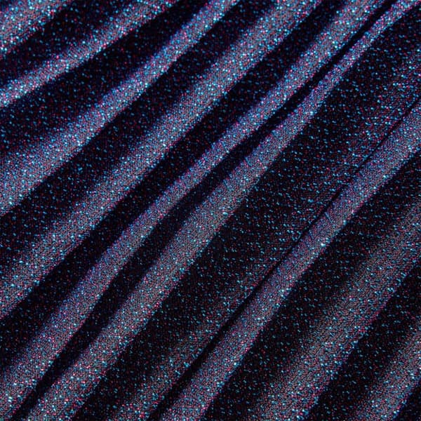vidaXL Barneskjørt med glitter marineblå 116