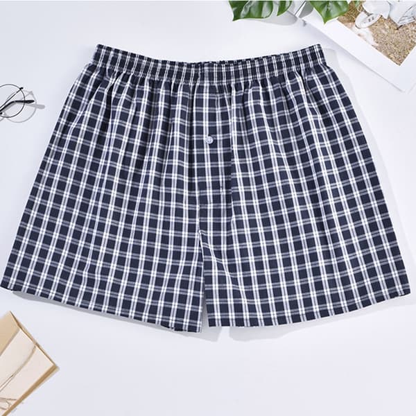 INF Lös boxershorts i vävd bomull för män 5-pack