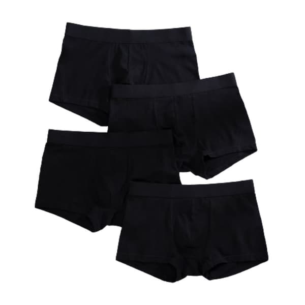 INF Boxershorts i bomull för män Mjuka ventilerande kalsonger 4-pack