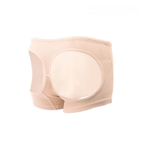 Push up shorty trosor - Bum bastic - Storlek L - Rumlyftande effekt - Mikrofiber - Beige