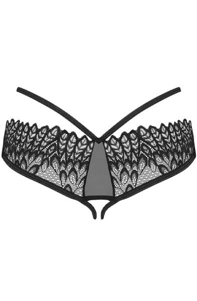 Obsessive Donarella Crotchless Panties Truse med åpent skritt