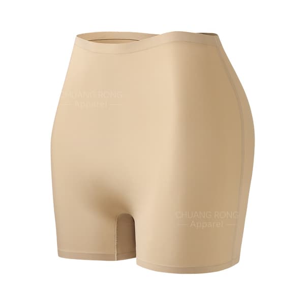 Sömlösa säkerhetsshorts med mitten av midjan för kvinnor, 3-pack