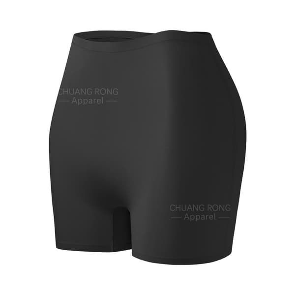 Sömlösa säkerhetsshorts med mitten av midjan för kvinnor, 3-pack