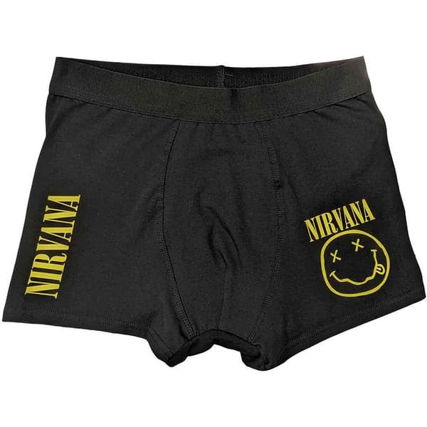 Nirvana Yellow Grunge Smile Boxer Shorts
