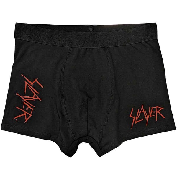 Slayer Scratchy Band Logo Boxer Shorts