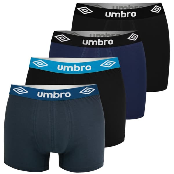 Herra UMBRO Premium Boxerit - 4pak - Mukavia Ja Tyylikkäitä Boxereita - Merkkialusvaatteet Miehille