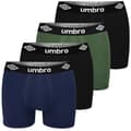 Miniatyrbild 1 av 4: UMBRO Premium Mäns underkläder - 4pak - Mjuk Varm Och Bekväm - Boxershorts Bomull för män