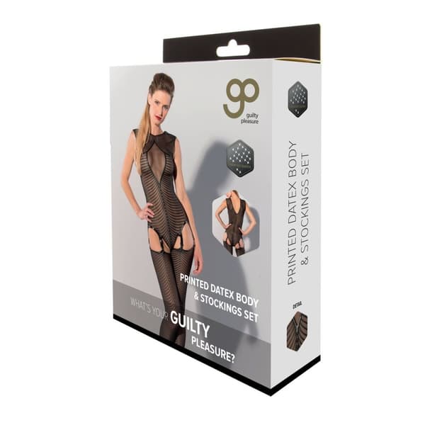 Alusvaatesetti Guilty Pleasure Musta (XL)