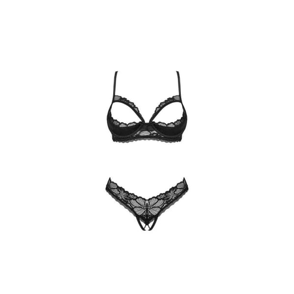 Alusvaatesetti Obsessive Musta M/L
