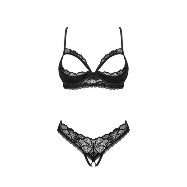 Alusvaatesetti Obsessive Musta M/L