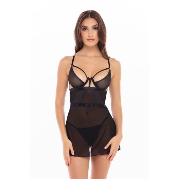 Alusvaatesetti René Rofé Musta (M/L)