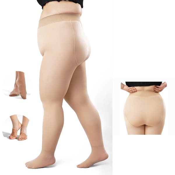 INF Plus-koon läpikuultavat sukkahousut, jalka (120-220kg), 200g fleecevuorattu, 10-20 ℃