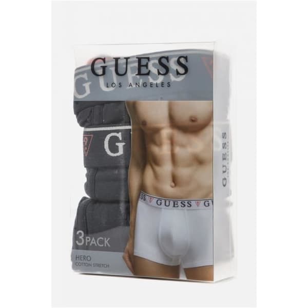 Boxerset - Guess Jeans - 3-pack - Svart - Bomull - Elastisk midje