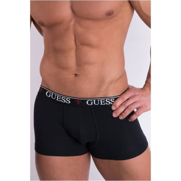 Boxerset - Guess Jeans - 3-pack - Svart - Bomull - Elastisk midje