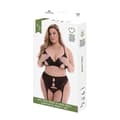 Miniatyrbillede 1 af 4: Undertøj Sæt Baci Lingerie Peek-A-Boo Bra Sort (Queen)
