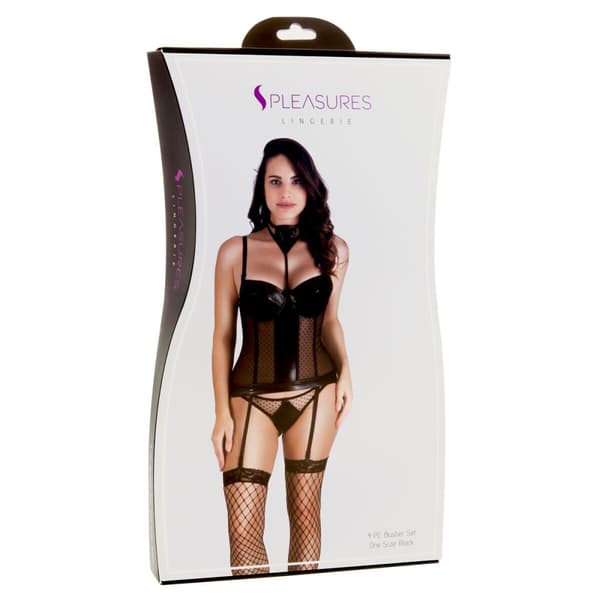 Undertøj Sæt S Pleasures Sort (Onesize)