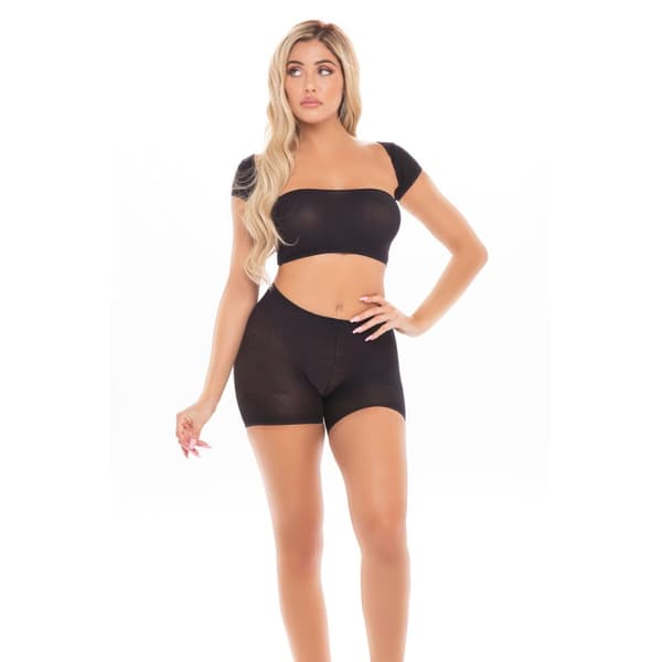 Undertøj Sæt Pink Lipstick Sort (Onesize)