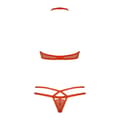Miniatyrbilde 5 av 5: Undertøysett Obsessive 838-SET-3 Rød S/M