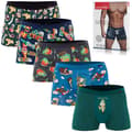 Miniatyrbild 1 av 5: CORNETTE Svart Boxerkalsonger Mäns - 5pak  - Hållbar Elastisk Bekväm Lätta Mjuk -  Boxershorts För Män  Underkläder