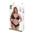 Miniatyrbild 1 av 5: Set med underkläder Baci Lingerie Bra & Panty Svart (Queen)