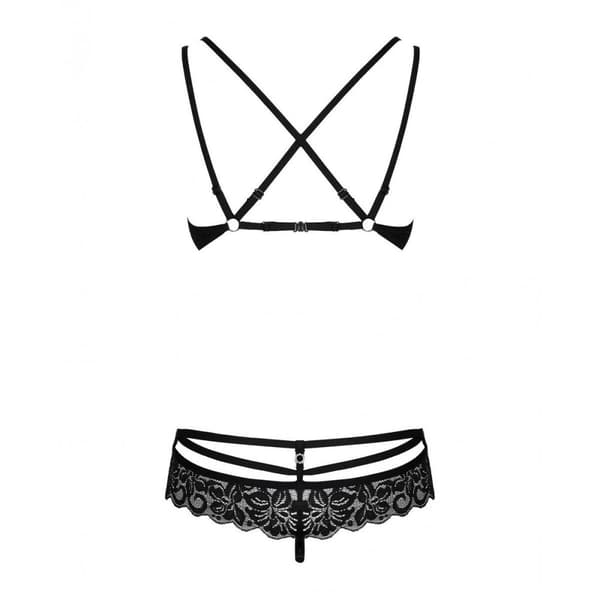 Set med underkläder Obsessive 860 Svart S/M