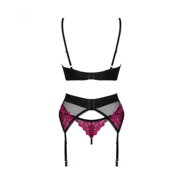 Set med underkläder Obsessive Svart M/L