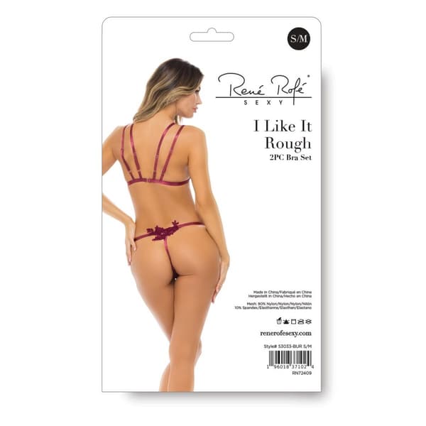 Set med underkläder René Rofé Röd (M/L)