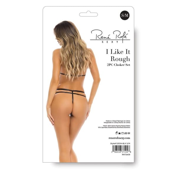 Set med underkläder René Rofé Svart (M/L)