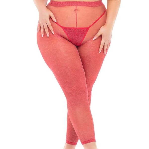 Set med underkläder Pink Lipstick Röd (XL)