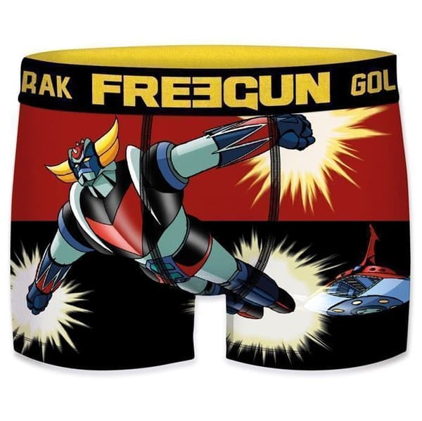 Boxer herr - FREEGUN - Goldorak - 3-pack - Komfort - Andningsbar - Flerfärgad