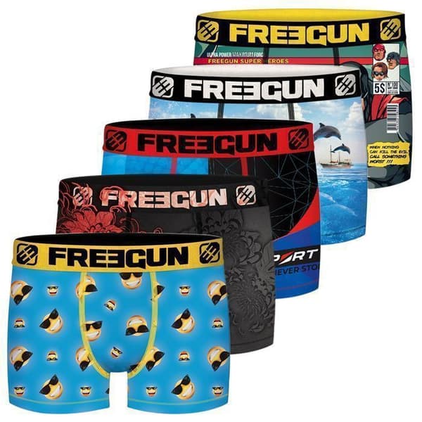 FREEGUN herrboxers - Surprise Pack - Flerfärgad - Surprise print