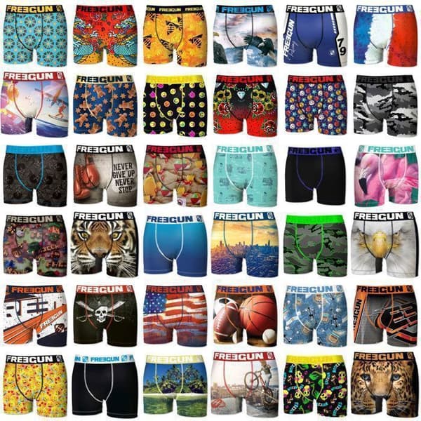 FREEGUN herrboxers - Surprise Pack - Flerfärgad - Surprise print