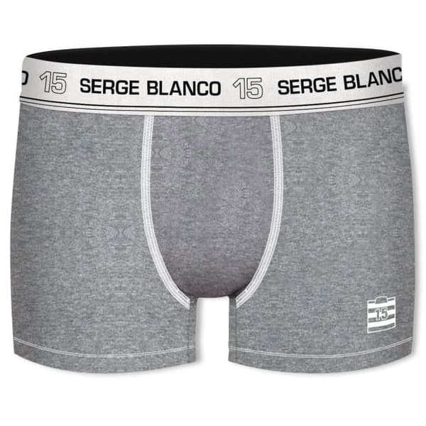 Bomullsboxare för män - SERGE BLANCO - Paket med 5 - Bekväma och allergivänliga