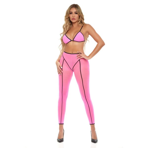 Set med underkläder Pink Lipstick