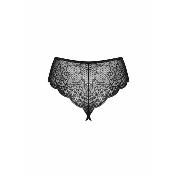 Stringtrosa Obsessive Pearlove Svart XS/S