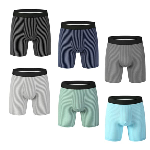 INF Boxershorts för män, andas och bekväma 6-Pack